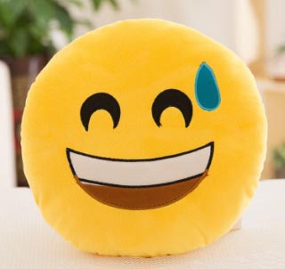 qq表情抱枕微信表情动漫emoji创意毛绒玩具公仔靠垫枕头